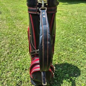 Titleist Vintage 1980's Leather Golf Bag
